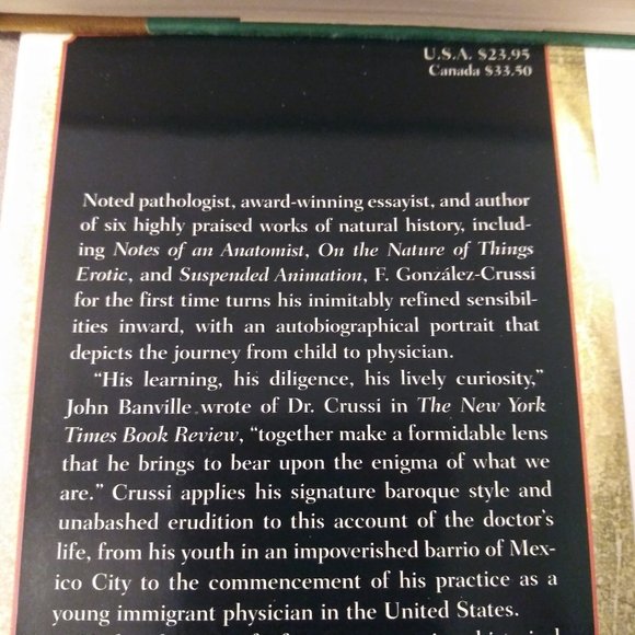 Literature, There is a World Elsewhere by F. Gonzalez-Crussi, Autobiography - Picture 8 of 11